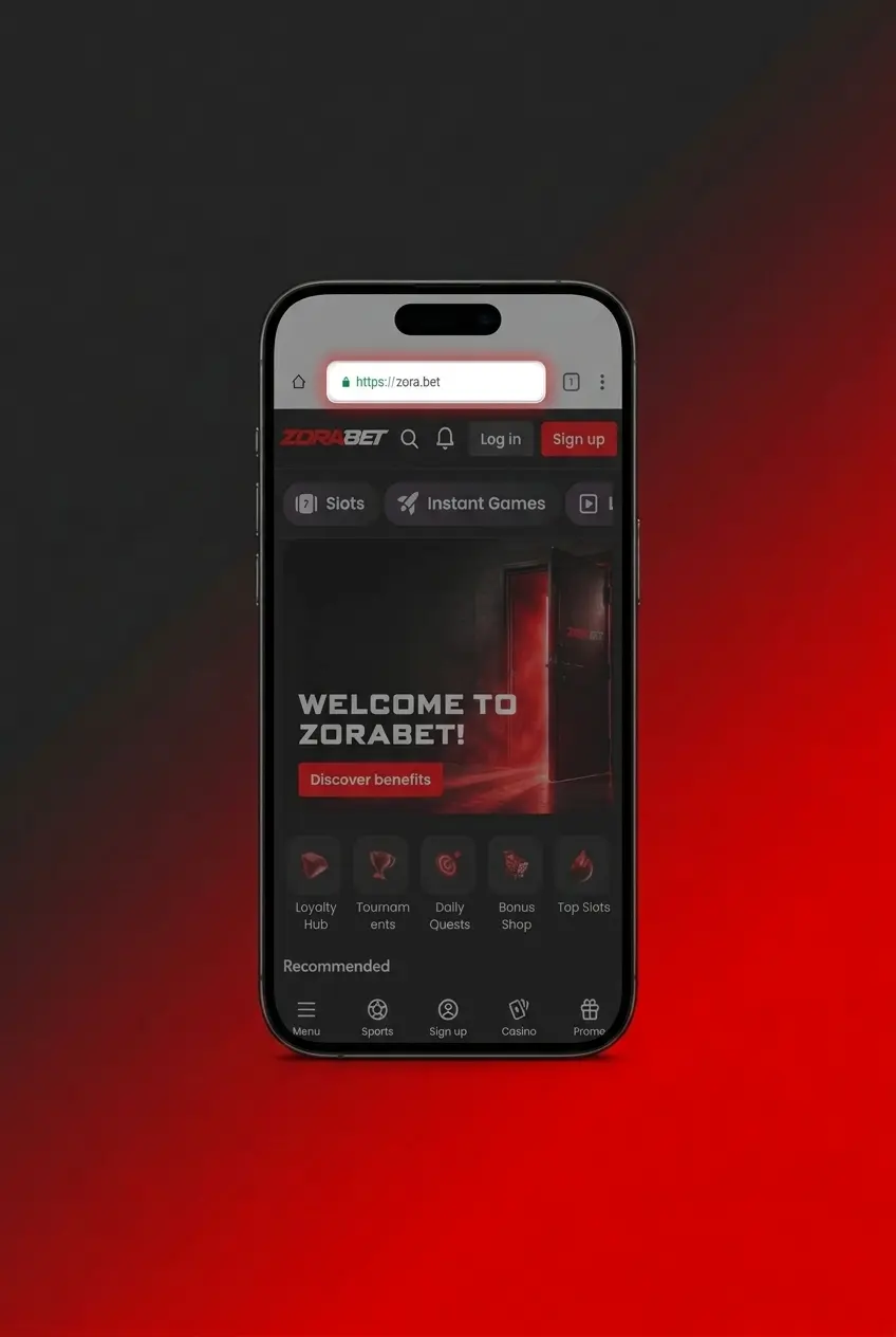 ZoraBet PWA installation steps on Android showing browser menu Add to Home Screen option and app icon setup