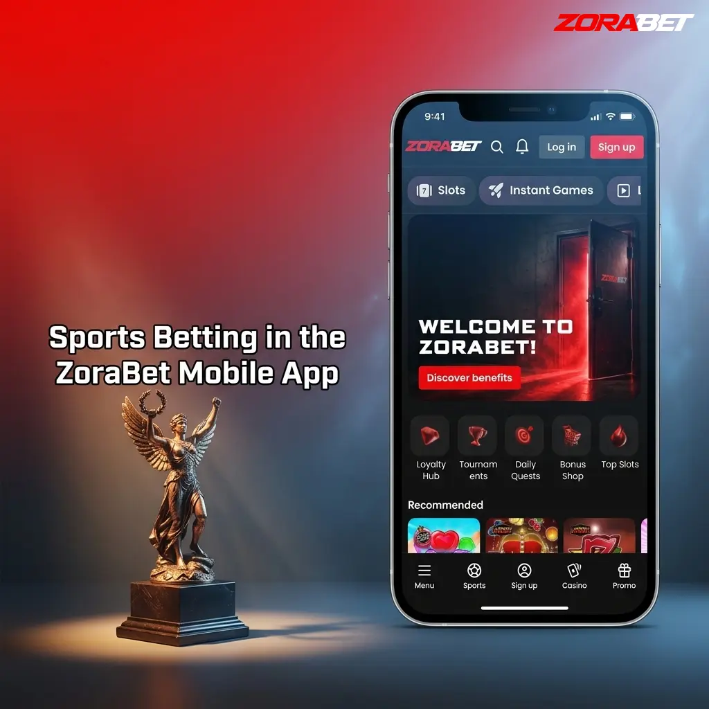 ZoraBet mobile app sports betting interface showing football basketball tennis and esports markets for Serbian bettors