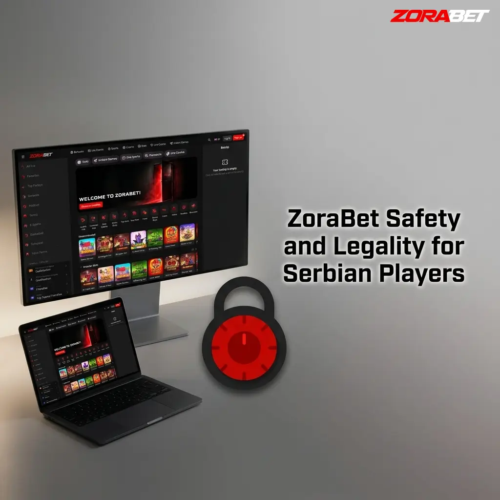 ZoraBet licensed online casino platform with SSL encryption ensuring safe gameplay and data protection for Serbian players